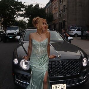 Elegant Green Evening Gown